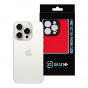 OBALME NetShield Hybrid Case - хибриден  удароустойчив кейс за iPhone 15 Pro (червен) 2