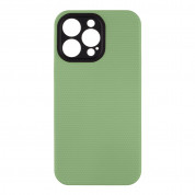 OBALME NetShield Hybrid Case - хибриден  удароустойчив кейс за iPhone 15 Pro Max (зелен) 1