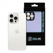 OBALME NetShield Hybrid Case - хибриден  удароустойчив кейс за iPhone 15 Pro Max (светлолилав) 2