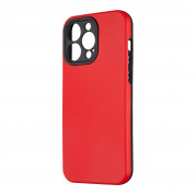 OBALME NetShield Hybrid Case - хибриден  удароустойчив кейс за iPhone 15 Pro Max (червен)