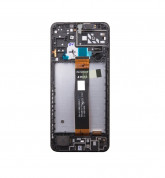 Samsung LCD display + Touch Unit + Front Cover Samsung A047F Galaxy A04s Black (Service Pack) 1