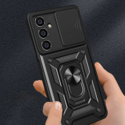 Tech-Protect CamShield Pro Hard Case - хибриден удароустойчив кейс с пръстен против изпускане за Samsung Galaxy S23 FE(черен) 4
