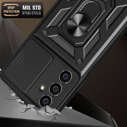 Tech-Protect CamShield Pro Hard Case - хибриден удароустойчив кейс с пръстен против изпускане за Samsung Galaxy S23 FE(черен) 2
