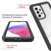 Techsuit Defense 360 Pro Case - удароустойчив хибриден кейс с вграден протектор за дисплея за Samsung Galaxy A53 5G (черен) 4