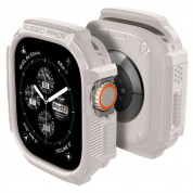 Spigen Rugged Armor Case - удароустойчив TPU кейс за Apple Watch Ultra 49мм (бежов) 1