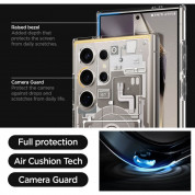 Spigen Ultra Hybrid Zero One Case - хибриден кейс с висока степен на защита за Samsung Galaxy S24 Ultra (прозрачен-титан)  13