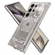 Spigen Ultra Hybrid Zero One Case - хибриден кейс с висока степен на защита за Samsung Galaxy S24 Ultra (прозрачен-титан)  8
