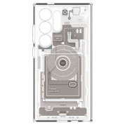 Spigen Ultra Hybrid Zero One Case - хибриден кейс с висока степен на защита за Samsung Galaxy S24 Ultra (прозрачен-титан)  2