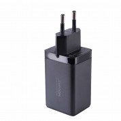 Joyroom GaN Charger 65W - захранване за ел. мрежа за лаптопи, смартфони и таблети с 2xUSB-C и 1xUSB-A изходи с USB-C кабел в комплекта (черен) 3