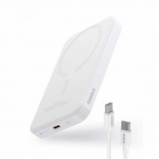 Baseus Magnetic Wireless Charging Power Bank 5000 mAh 20W (P10022107223-00) (white) 2