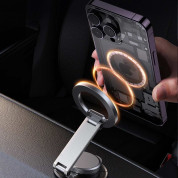 Joyroom Magnetic Car Dashboard Phone Holder (JR-ZS373) - магнитна поставка за таблото на автомобил за iPhone с MagSafe (тъмносив) 2