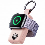 Joyroom Power Bank Apple Watch 2000 mAh - външна батерия за зареждане на Apple Watch (розов) 1