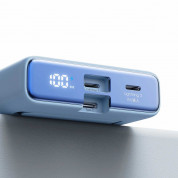 Joyroom Magnetic Power Bank with Lightning cable 20W 10000mAh - външна батерия с USB-C към Lightning кабел, USB-C и Lightning портове (син) 3