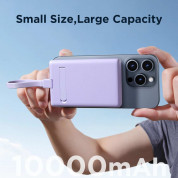 Joyroom Magnetic Power Bank with Lightning cable 20W 10000mAh (purple) 6