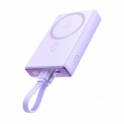 Joyroom Magnetic Power Bank with Lightning cable 20W 10000mAh (purple)