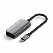 Satechi 8K USB-C to HDMI 2.1 Adapter - адаптер с поддръжка на 8K за свързване от USB-C към HDMI (тъмносив)