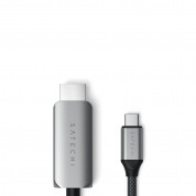 Satechi USB-C to HDMI 2.1 8K Cable - кабел за свързване от USB-C към HDMI 8K (200 см) (черен)  3