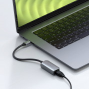 Satechi USB-C to 2.5 Gigabit Ethernet Adapter - адаптер за свързване от USB-C към Ethernet (тъмносив) 5