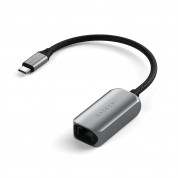 Satechi USB-C to 2.5 Gigabit Ethernet Adapter - адаптер за свързване от USB-C към Ethernet (тъмносив) 2