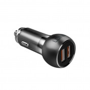 LDNIO C503Q Dual Quick Car Charger 36W with 2xUSB-A ports and USB-A to USB-C Cable (black) 3