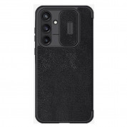 Nillkin Qin Book Pro Leather Flip Case - кожен калъф, тип портфейл за Samsung Galaxy A35 5G (черен)