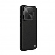 Nillkin CamShield Prop Leather Magnetic Case - хибриден удароустойчив кожен кейс с MagSafe за Xiaomi 14 Pro (черен) 3