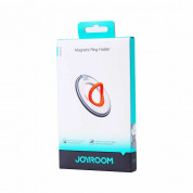 Joyroom MagSafe Magnetic Phone Holder (JR-ZS383) - универсален магнитен пръстен против изпускане, с поставка, съвместим с MagSafe за iPhone и други смартфони (оранжев) 9