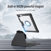 Nillkin Bumper SnapSafe Hybrid Case - полиуретанов калъф с отделящ се кейс и поставка за iPad Pro 12.9 M2 (2022), iPad Pro 12.9 M1 (2021), iPad Pro 12.9 (2020) (син-прозрачен) 8