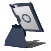 Nillkin Bumper SnapSafe Hybrid Case - полиуретанов калъф с отделящ се кейс и поставка за iPad Pro 12.9 M2 (2022), iPad Pro 12.9 M1 (2021), iPad Pro 12.9 (2020) (син-прозрачен)