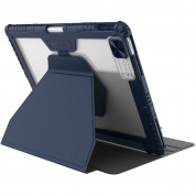 Nillkin Bumper SnapSafe Hybrid Case - полиуретанов калъф с отделящ се кейс и поставка за iPad Pro 12.9 M2 (2022), iPad Pro 12.9 M1 (2021), iPad Pro 12.9 (2020) (син-прозрачен) 4