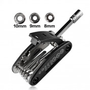 Rockbros 16-in-1 Multi-tool Bicycle Repair GJ1601 - мултифункционален инструмент за колело (сребрист) 2