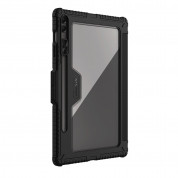 Nillkin Bumper PRO Protective Stand Case - удароустойчив хибриден кейс за Samsung Galaxy Tab S9 FE Plus (черен)