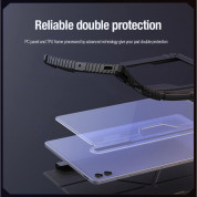 Nillkin Bumper PRO Protective Stand Case - удароустойчив хибриден кейс за Samsung Galaxy Tab S9 FE Plus (черен) 13