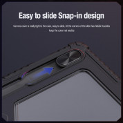 Nillkin Bumper PRO Protective Stand Case - удароустойчив хибриден кейс за Samsung Galaxy Tab S9 FE Plus (черен) 12