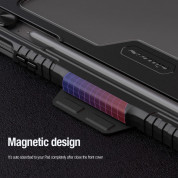 Nillkin Bumper PRO Protective Stand Case - удароустойчив хибриден кейс за Samsung Galaxy Tab S9 FE Plus (черен) 16