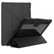Nillkin Bumper PRO Protective Stand Case - удароустойчив хибриден кейс за Samsung Galaxy Tab S9 Plus (черен) 2