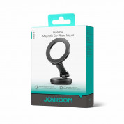 Joyroom Magnetic Car Dashboard Phone Holder (JR-ZS403) - магнитна поставка за таблото на автомобил за iPhone с MagSafe (черен) 11