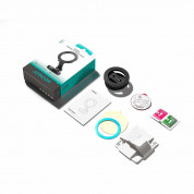 Joyroom Magnetic Car Dashboard Phone Holder (JR-ZS403) - магнитна поставка за таблото на автомобил за iPhone с MagSafe (черен) 6