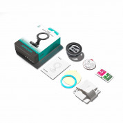 Joyroom Magnetic Car Dashboard Phone Holder (JR-ZS403) - магнитна поставка за таблото на автомобил за iPhone с MagSafe (тъмносив) 6