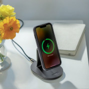 Otterbox Magnetic Wireless Phone Charging Stand 15W - поставка (пад) за безжично зареждане за iPhone с Magsafe (черен)  2