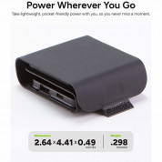 Mophie Snap Plus 3-in-1 Travel Charger - сгъваема поставка (пад) за безжично зареждане за iPhone с MagSafe, Qi съвместими устройства и USB-C и USB-A портове (черен) 10