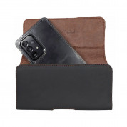 Honju Horizon Smooth Belt Leather Case Universal XL - кожен (естествена кожа) калъф за смартофни с размери до 170 x 85 мм (черен) 2
