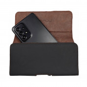 Honju Horizon Smooth Belt Leather Case Universal XL - кожен (естествена кожа) калъф за смартофни с размери до 170 x 85 мм (черен) 1