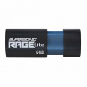 Patriot Supersonic Rage LITE Flash Drive 64GB USB 3.2 Gen 1 - флаш памет 64GB (черен) 