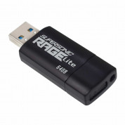 Patriot Supersonic Rage LITE Flash Drive 64GB USB 3.2 Gen 1 - флаш памет 64GB (черен)  3