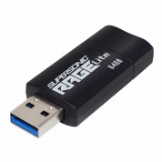 Patriot Supersonic Rage LITE Flash Drive 64GB USB 3.2 Gen 1 - флаш памет 64GB (черен)  2