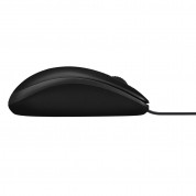 Logitech B100 USB Optical Mouse - жична мишка за PC и Mac (черен)  2