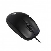 Logitech B100 USB Optical Mouse - жична мишка за PC и Mac (черен)  5