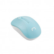 Natec Toucan Wireless Optical Mouse 2.4Ghz - безжична мишка за PC (син-бял) 3