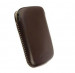 Krusell Donso - кожен калъф с лента за издърпване за iPhone 4/4S (кафяв) 1